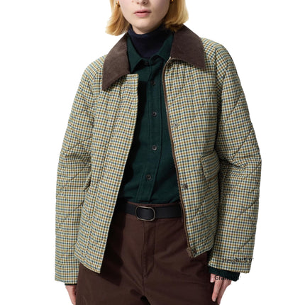Uniqlo Women's Padded Utility Short Jacket | Pattern 34 Brown