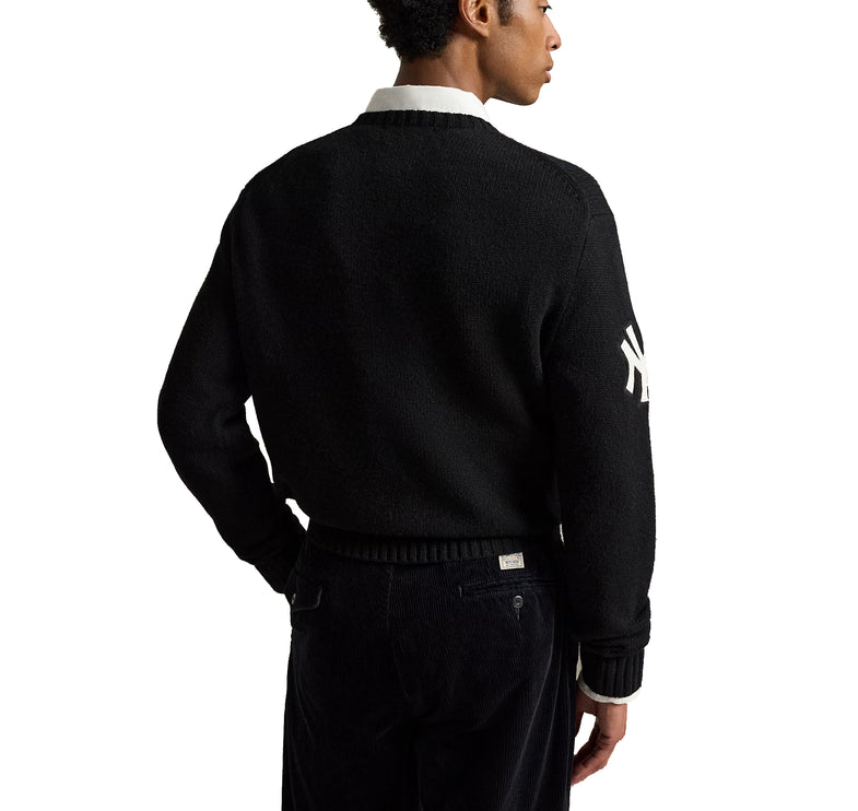 Polo Ralph Lauren Men's Polo Ralph Lauren Yankees Bear Sweater Polo Black Multi