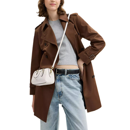 Coach Women's Mini Rowan Crossbody Bag Gold/Chalk