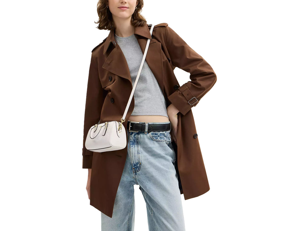 Coach Women's Mini Rowan Crossbody Bag Gold/Chalk