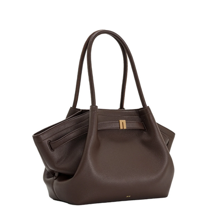 JW PEI Women's Hana Medium Tote Bag Dark Brown