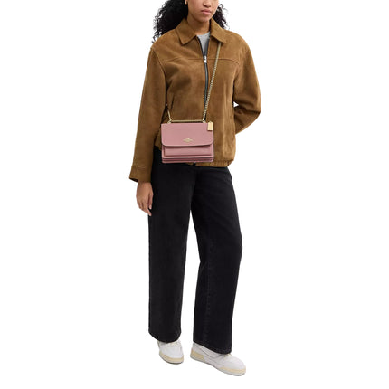 Coach Women's Klare Crossbody Bag Gold/Pink Petal