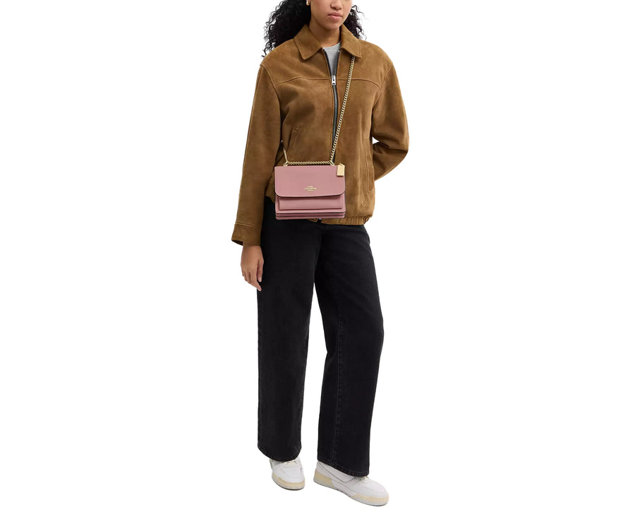 Coach Women's Klare Crossbody Bag Gold/Pink Petal