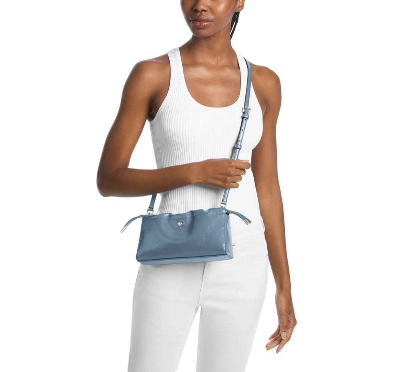 Michael Kors Women's Matilda Small Cinched Crossbody Bag Denim