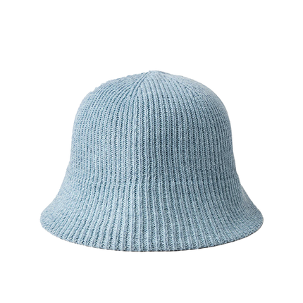 alo Women's Denim Knit Cloche - Celestial Blue/Dark Celestial Blue