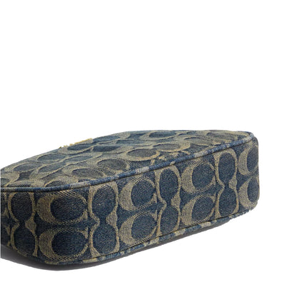 Coach Women's Nolita 19 In Signature Regenerative Cotton Denim Gold/Denim
