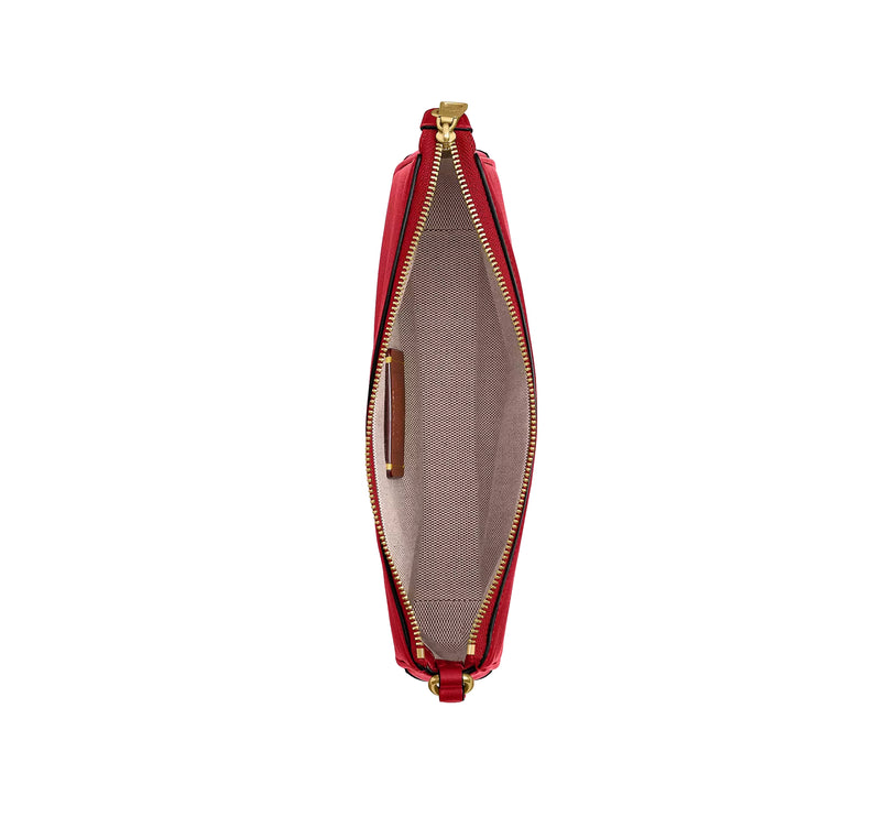 Coach Women's Plaza Bag Brass/Scarlet