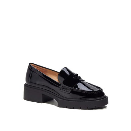 Coach Women's Leah Loafer Black Patent