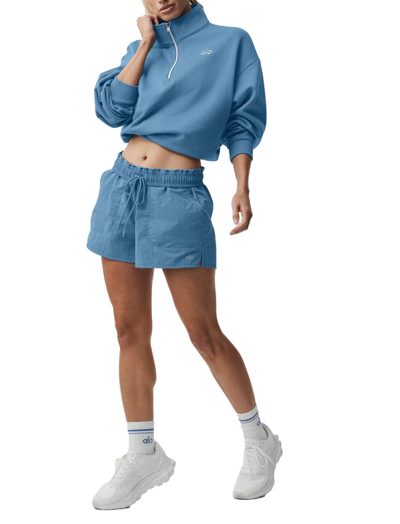 alo Women's Alumni Short California Blue