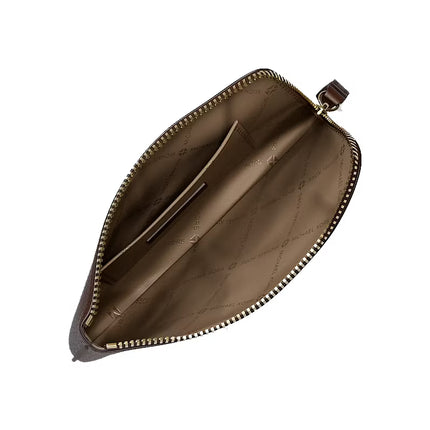 Michael Kors Women's Jet Set Travel Small Wristlet Nutmeg