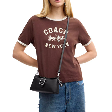 Coach Women's Abbie Shoulder Bag Silver/Black