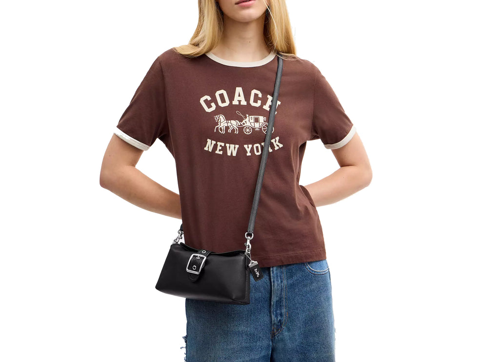 Coach Women's Abbie Shoulder Bag Silver/Black