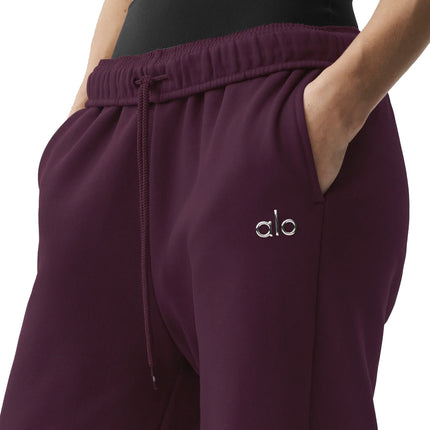 alo Women's Accolade Sweatpant Rich Bordeaux