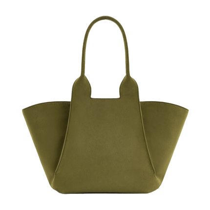 JW PEI Women's Cara Faux Suede Tote Bag Dark Olive