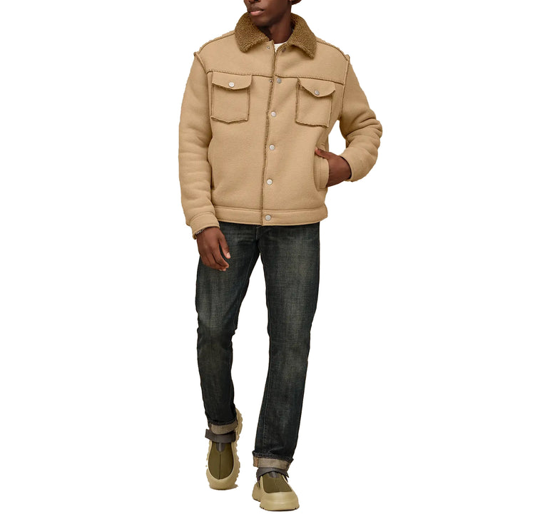 UGG Men's Janson UGGfluff Jacket II Sand