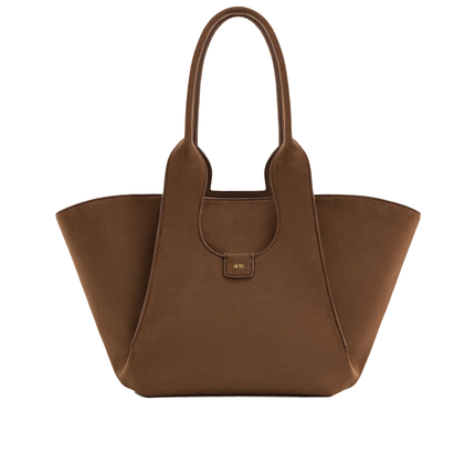 JW PEI Women's Cara Faux Suede Tote Bag - Mocha Brown