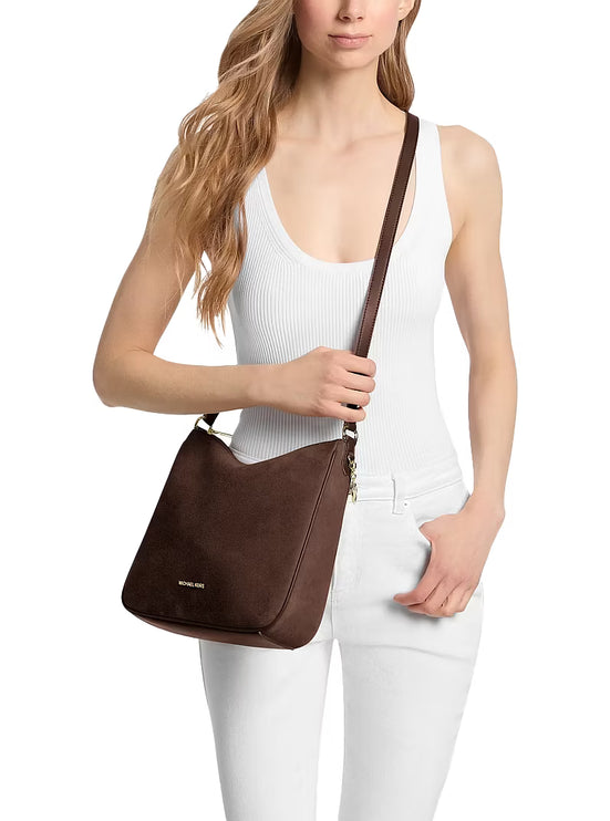 Michael Kors Women's Nayla Medium Messenger Bag Nutmeg/Gold