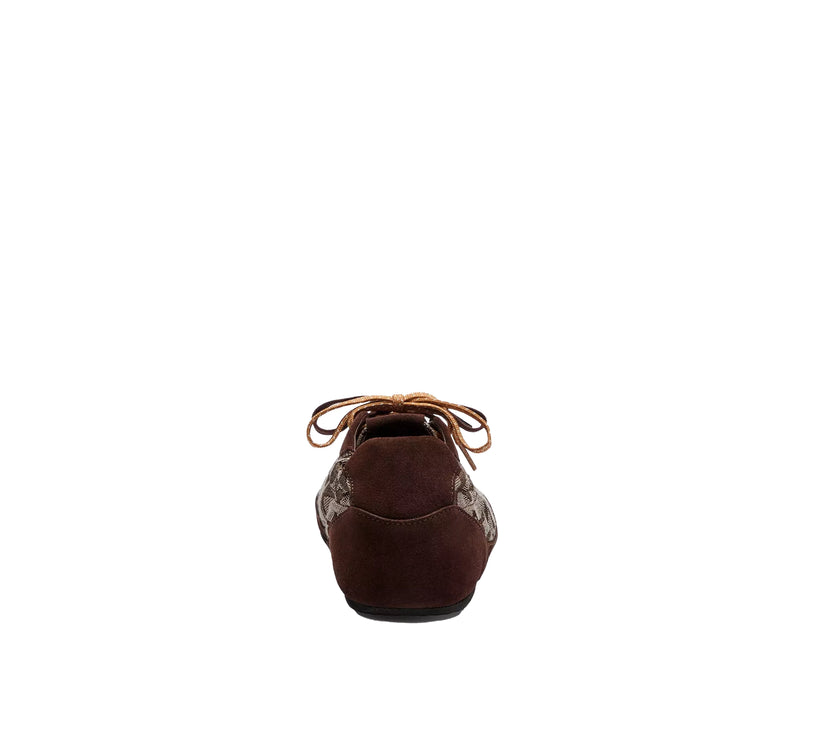 Coach Men's Soft Sneaker In Signature Jacquard Maple/Oak