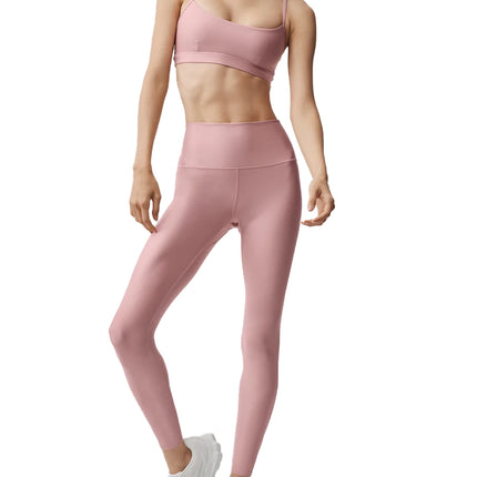 alo Women's 7/8 High-Waist Airlift Legging Vintage Pink