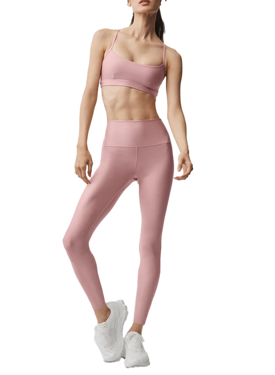 alo Women's 7/8 High-Waist Airlift Legging Vintage Pink