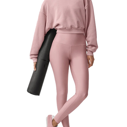 alo Women's High-Waist Airlift Legging Vintage Pink