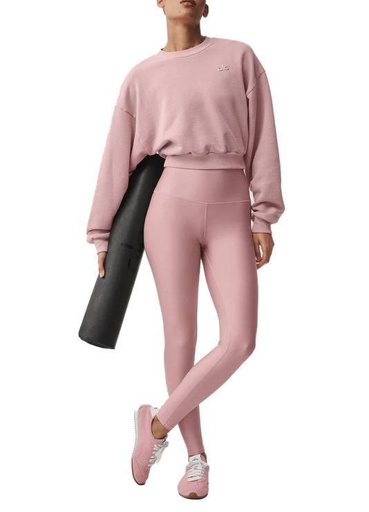 alo Women's High-Waist Airlift Legging Vintage Pink