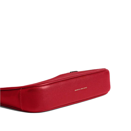 Coach Women's Plaza Bag Brass/Scarlet