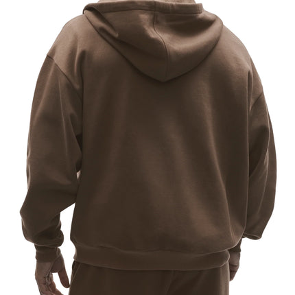 alo Men's Accolade Full Zip Hoodie Java Brown