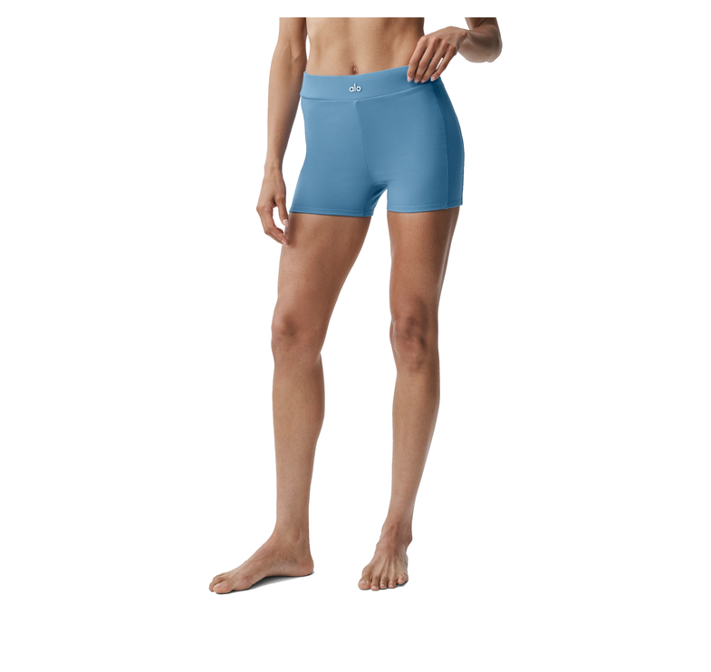 alo Women's 3" Airbrush High-Waist Aura Short California Blue