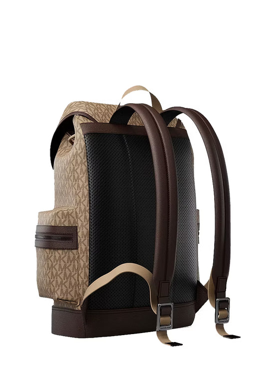 Michael Kors Unisex Cooper Logo Backpack Camel