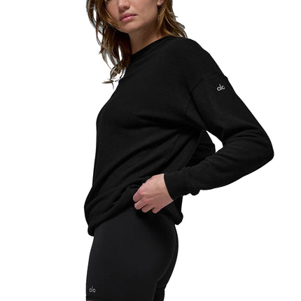 alo Women's Soho Pullover Black