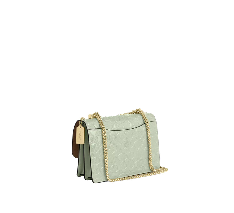 Coach Women's Klare Crossbody Bag In Signature Leather Gold/Pale Green