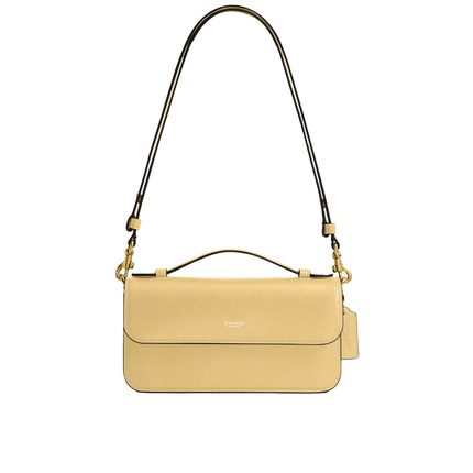 Coach Women's Elora Top Handle Crossbody Bag Brass/Vanilla