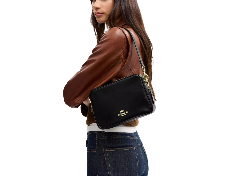 Coach Women's Carey Crossbody Bag Gold/Black