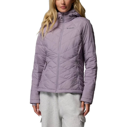 Columbia Women's Heavenly Hooded Jacket Shale Purple