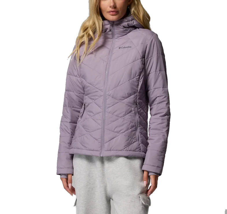 Columbia Women's Heavenly Hooded Jacket Shale Purple