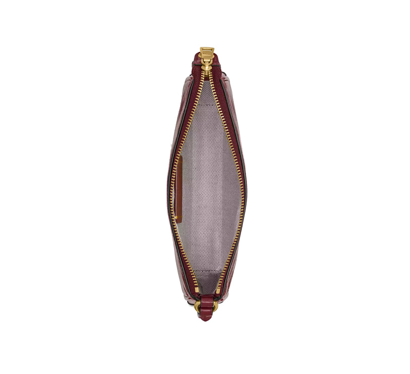 Coach Women's Plaza Bag 18 Brass/Dark Cherry