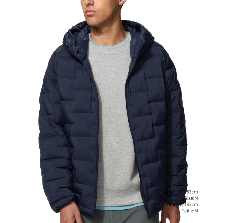 Uniqlo Men's Pufftech Parka 69 Navy