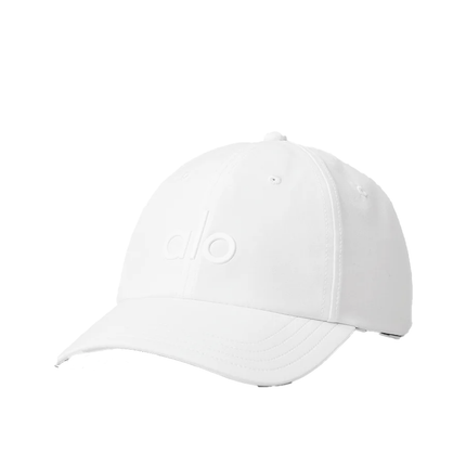 alo Unisex Performance Off-Duty Cap White/White