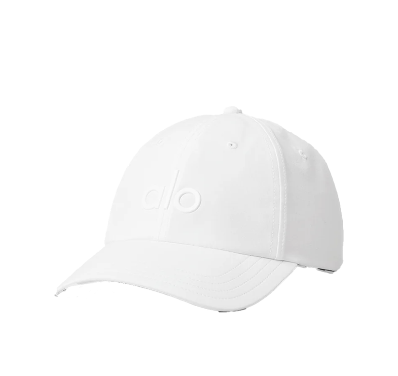 alo Unisex Performance Off-Duty Cap White/White