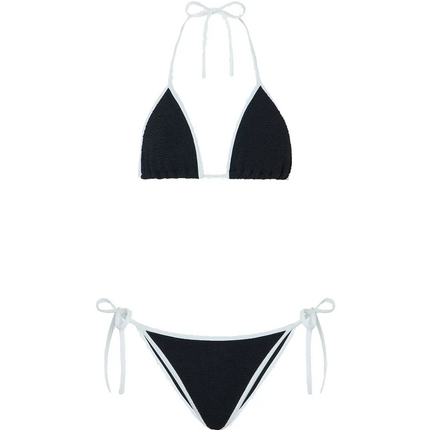 HUNZA G Women's Gina Bikini Black/White