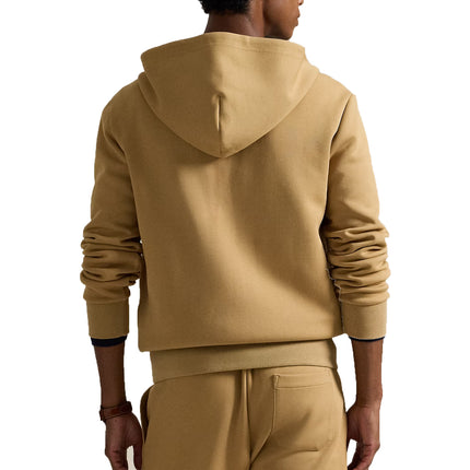 Polo Ralph Lauren Men's Double-Knit Full-Zip Hoodie Classic Camel