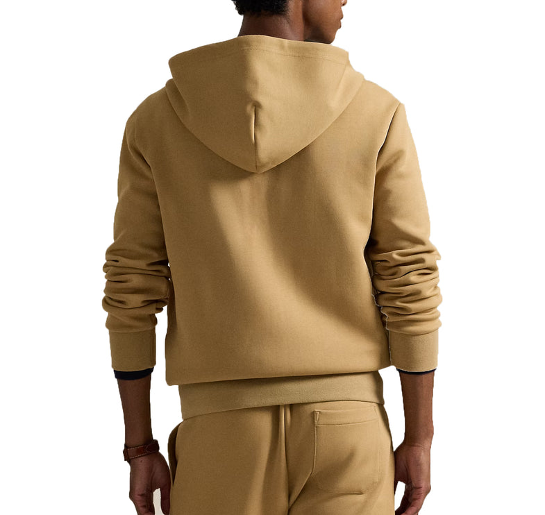 Polo Ralph Lauren Men's Double-Knit Full-Zip Hoodie Classic Camel