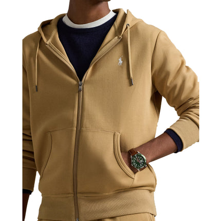 Polo Ralph Lauren Men's Double-Knit Full-Zip Hoodie Classic Camel