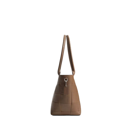 Coach Women's Alter/Ego Large Tote Bag In Upcrafted Leather Dark Stone