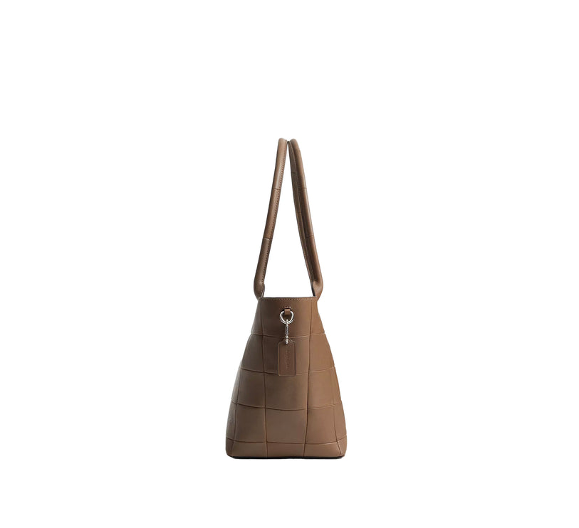 Coach Women's Alter/Ego Large Tote Bag In Upcrafted Leather Dark Stone