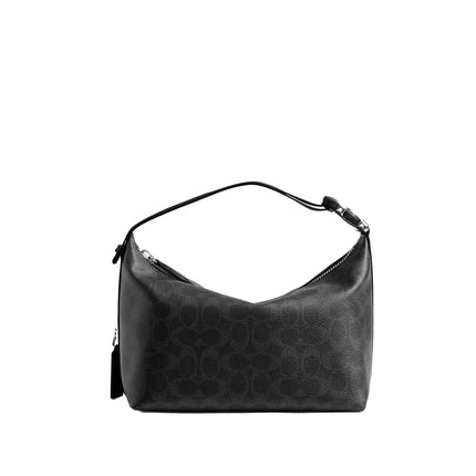 Coach Unisex Travel Kit With Speedclip In Signature Canvas Black Signature