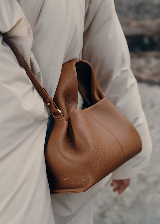 Polène Women's Numéro Neuf Mini Edition Textured Camel