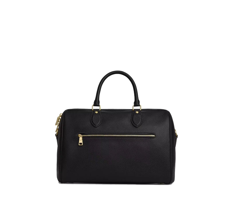 Coach Women's Rowan Large Satchel Bag Gold/Black