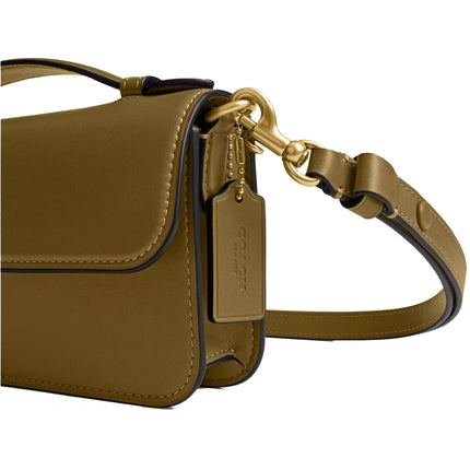 Coach Women's Elora Top Handle Crossbody Bag Brass/Muted Olive